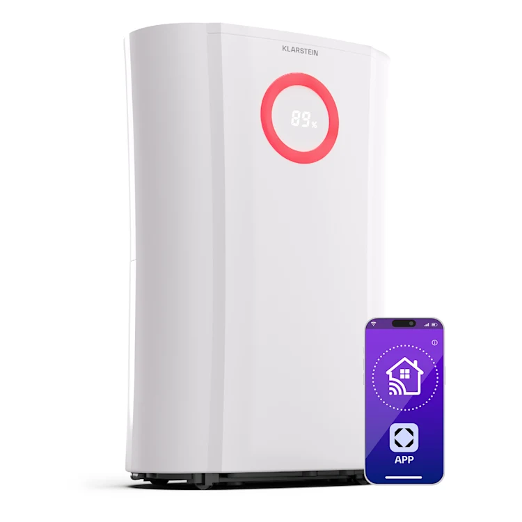 دستگاه رطوبت گیر هوشمند کلارشتاین آلمان 20 لیتری klarstein DryFy Pro Connect - کم‌ صدا و دیجیتال